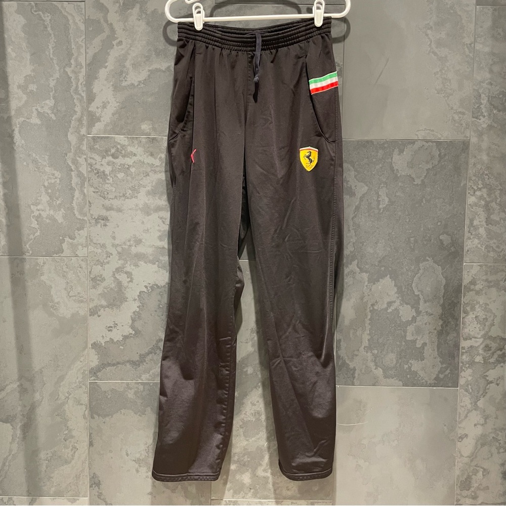 Puma Ferrari Black Athletic Pants